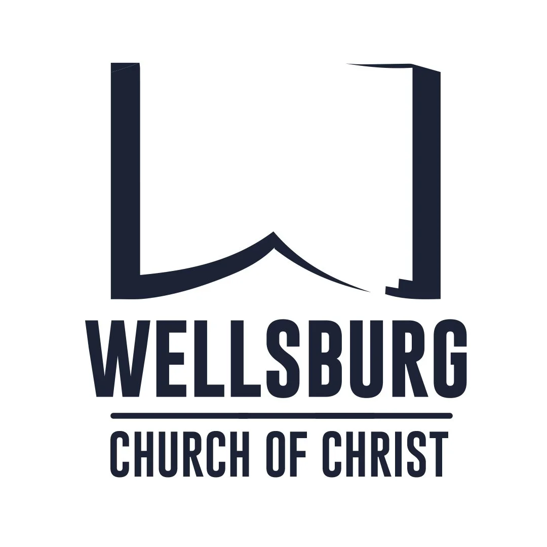 WELLSBURG CHURCH OF CHRIST LOGO (INVERTED)