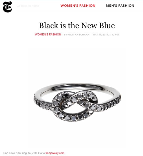 Finn Jewelry | New York Times Magazine