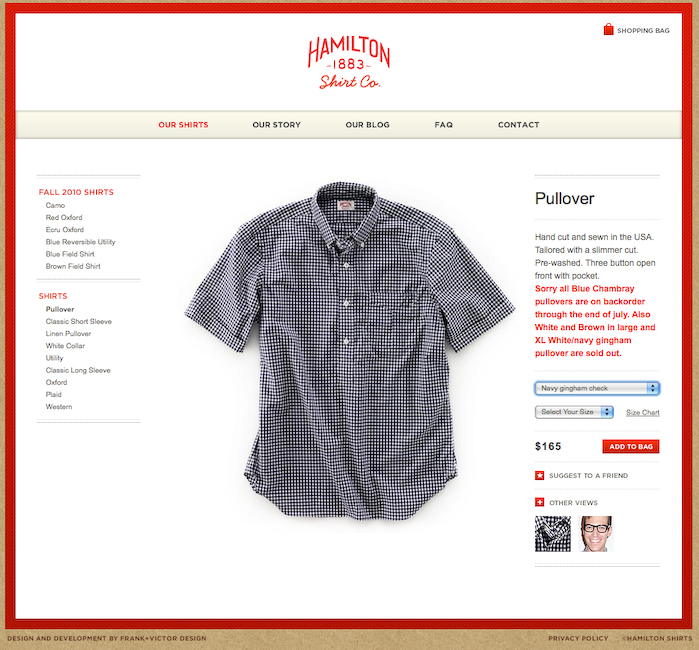 Hamilton Shirt Co.