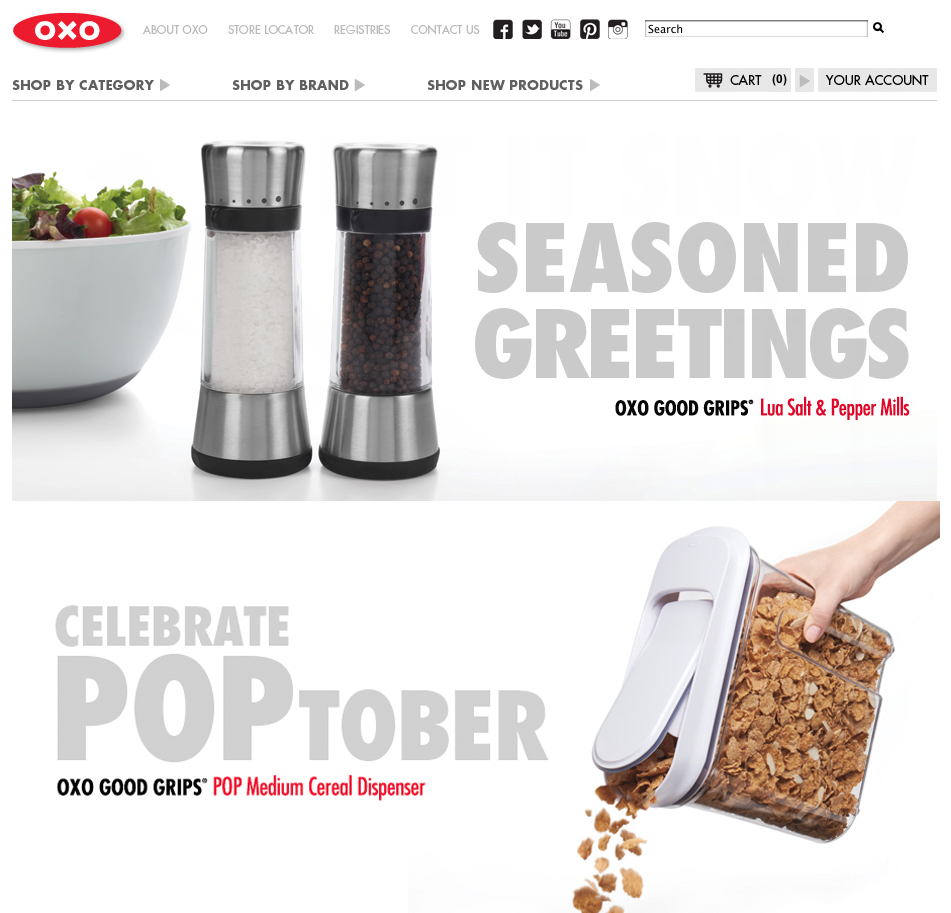 OXO | Web, Advertisement, Consumer Packaging, Image Library