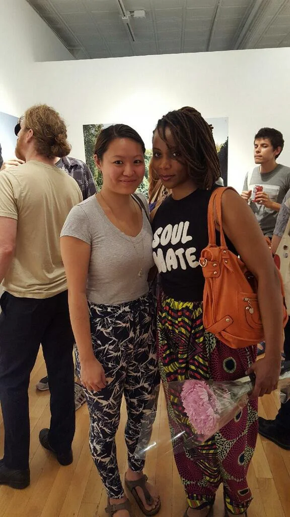 me & a dear writer friend, jennifer