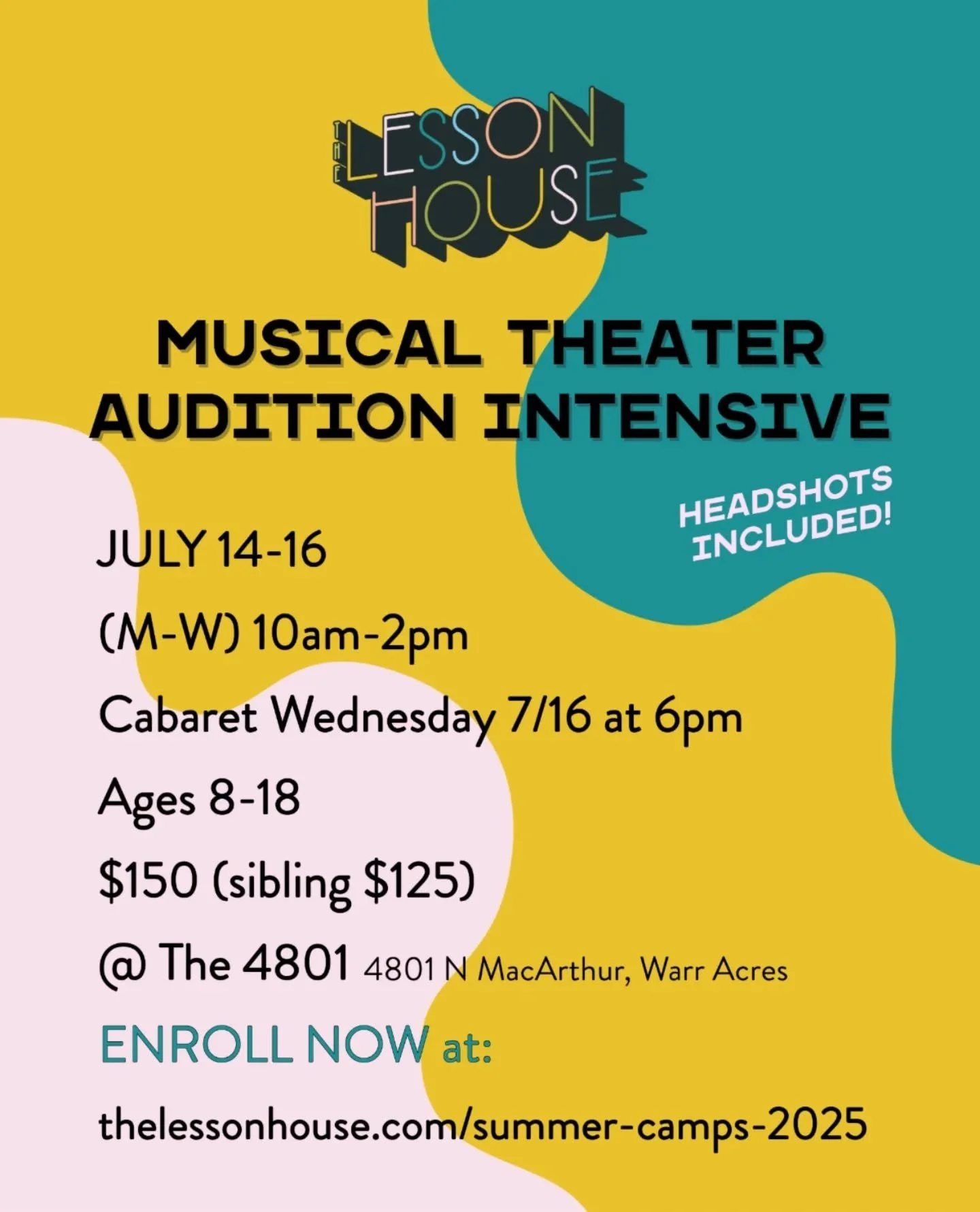 🚨THIS IS NOT A DRILL!!!!!🚨 Your next audition is around the corner- let's make it your best yet! #linkinbio 

#musicaltheatre #audition #auditionprep #masterclass #thelessonhouse #summercamp