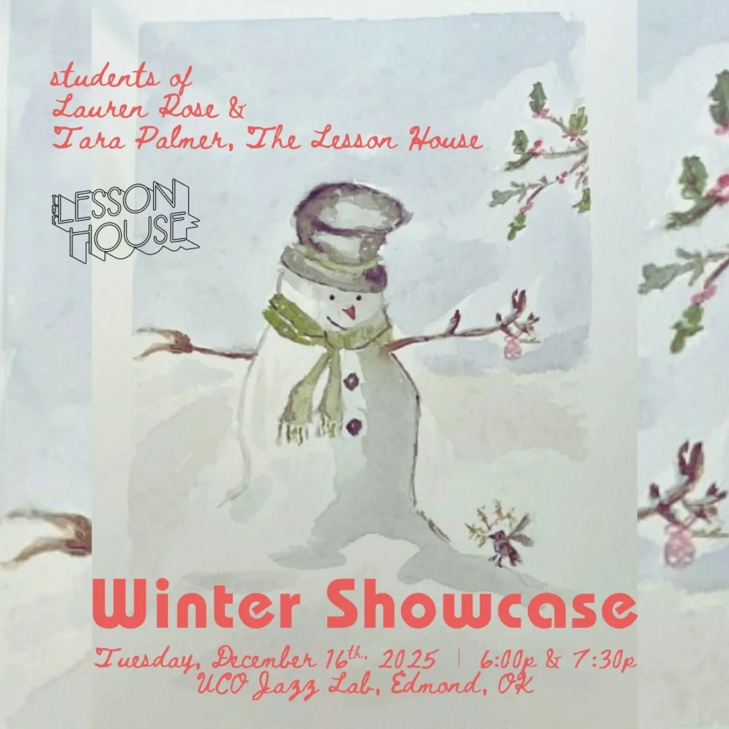 Come out to the UCO Jazz Lab to experience an evening of incredible music performed by students of Lauren Rose and Tara Palmer! Free and open to the public. ❄️ 🎶

This year we are partnering with our friends at @citycareokc to help supply essential 