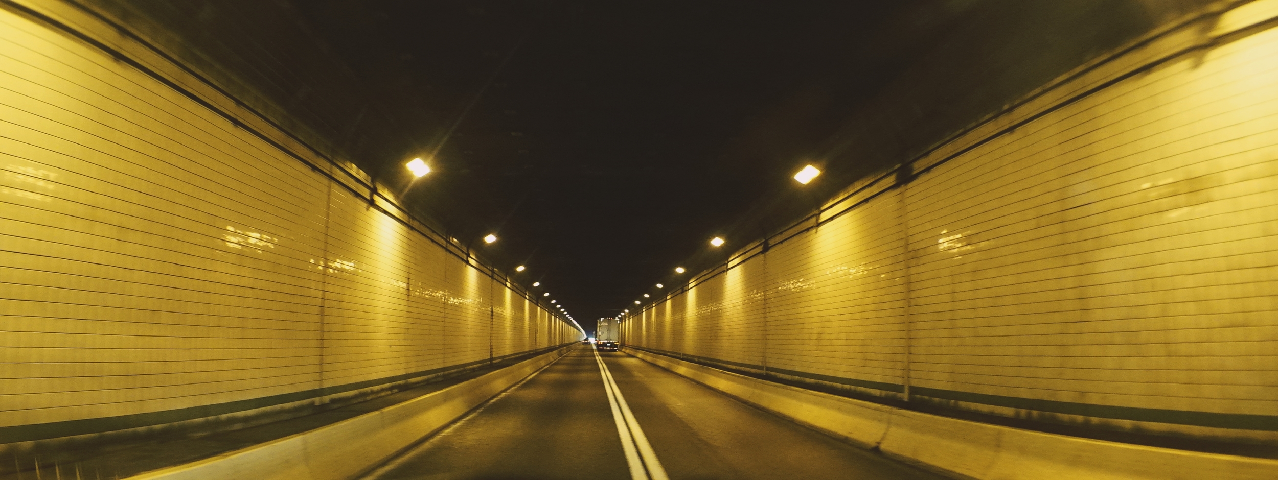 Elite 24.5mm anamorphic | Allegheny Mountain Tunnel - Taken out the front widow of my grip truck. Photo by Olivia Otten.