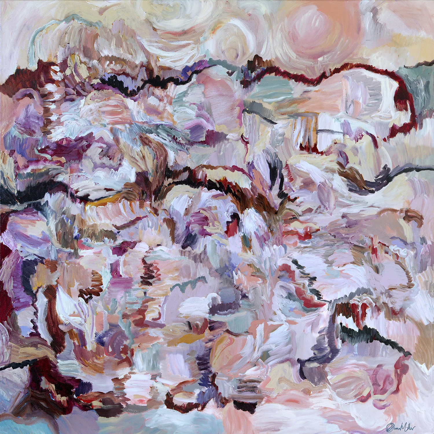 Forever Reap What you Sow 120cm x 120cm SOLD What you give you receive. Why not consciously and deliberately sow for the highest good?