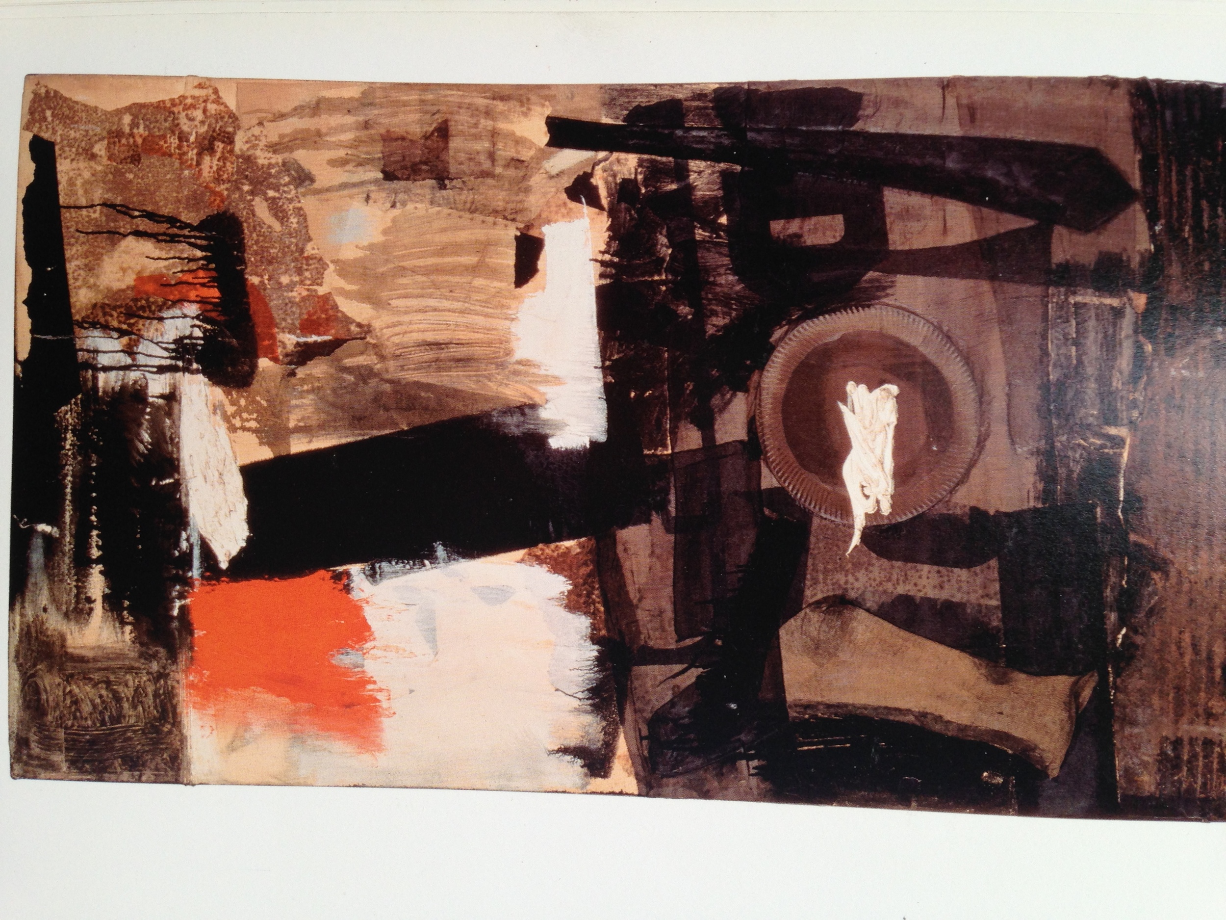 This is a photo of one of Rauschenberg's many artworks. He was hugely prolific and experimental with his work. I think he was somewhat of a genius! I'm a fan, that's for sure...