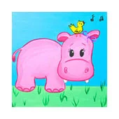 043_12x12_happy hippo