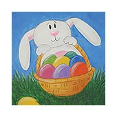 Egg hunt bunny