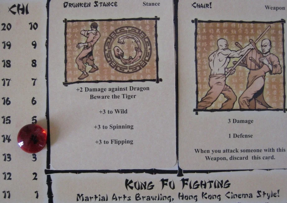 Kung Fu Fighting player board ( Ryan Maeson )