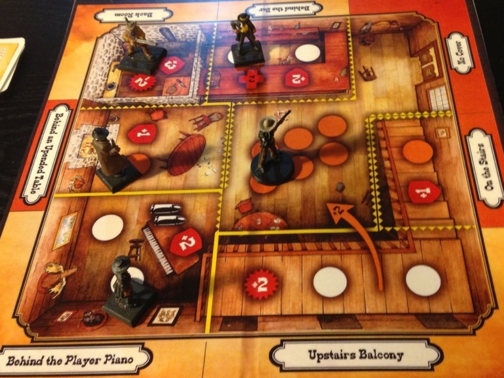 The eponymous saloon map in High noon Saloon ( Juan Carlos Goyes )