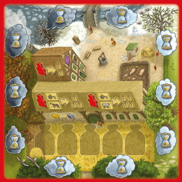 The game Village does a good job of tracking time thematically, in the art, and in most of the mechanics. ( Wolf Wittenstein )