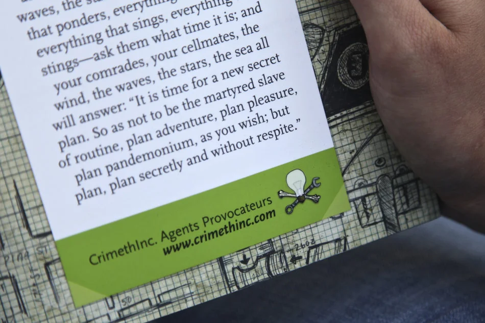 Inspiration for action cards can come from a variety of real life actions, or recipe books from anarchist publishers like Recipes for Disaster ( CrimethInc )