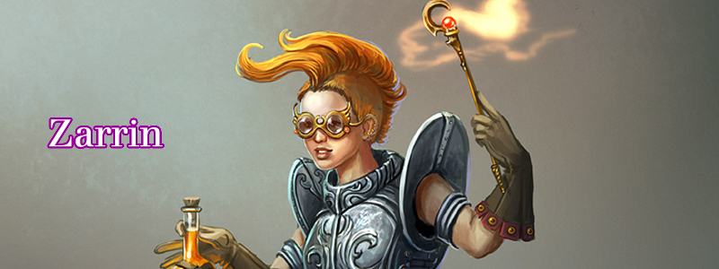 Zarrin ( Female alchemist by Alexandra Semushina )