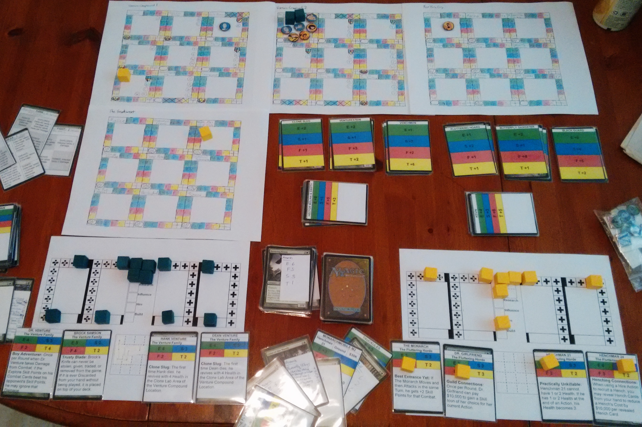 Just testing systems with a mix of many older, and some newer, ideas.