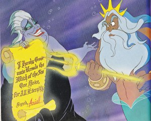 Ursula legally challenges King Triton - The Little Mermaid (1989)