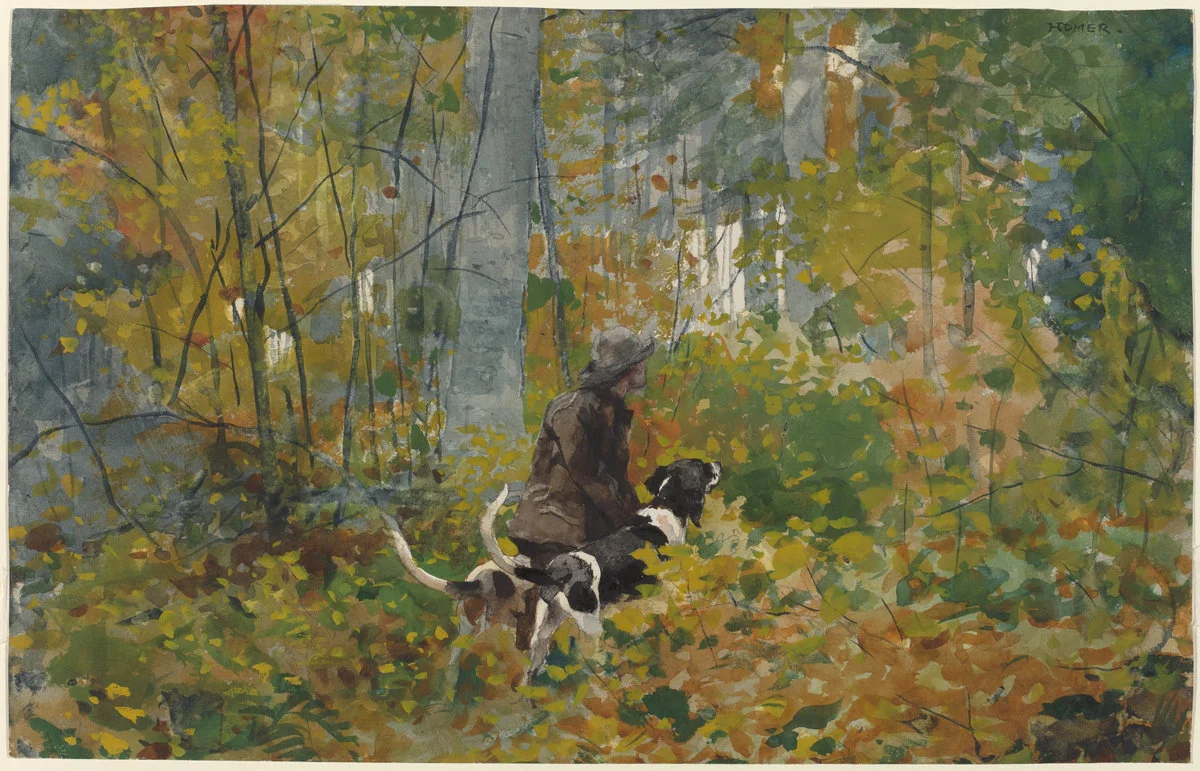 Winslow Homer. "On the Trail" 1892.