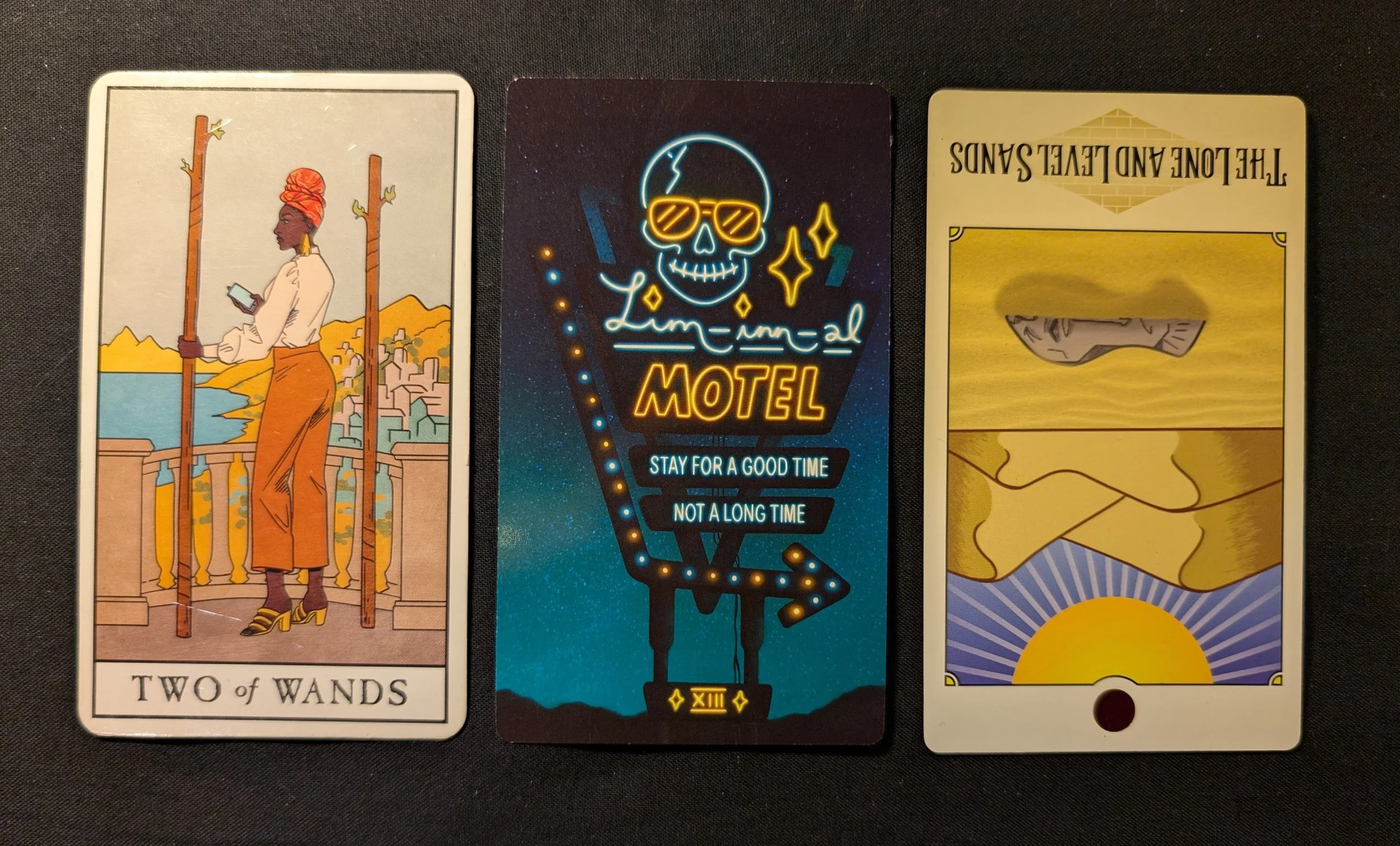 Two of Wands, Liminal Death, and The Lone and Level Sands