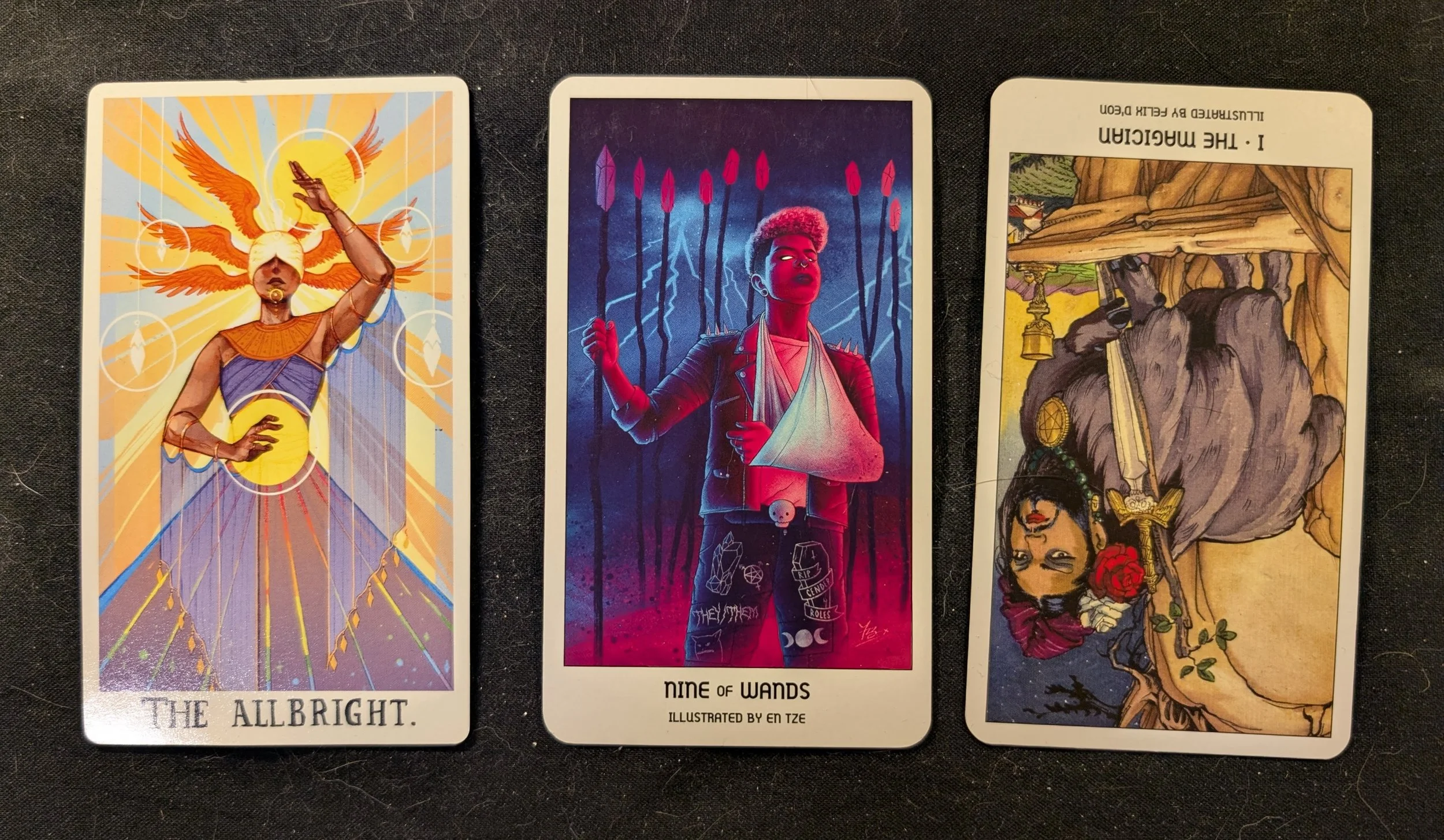 The Allbright, Nine of Wands, and the Magician