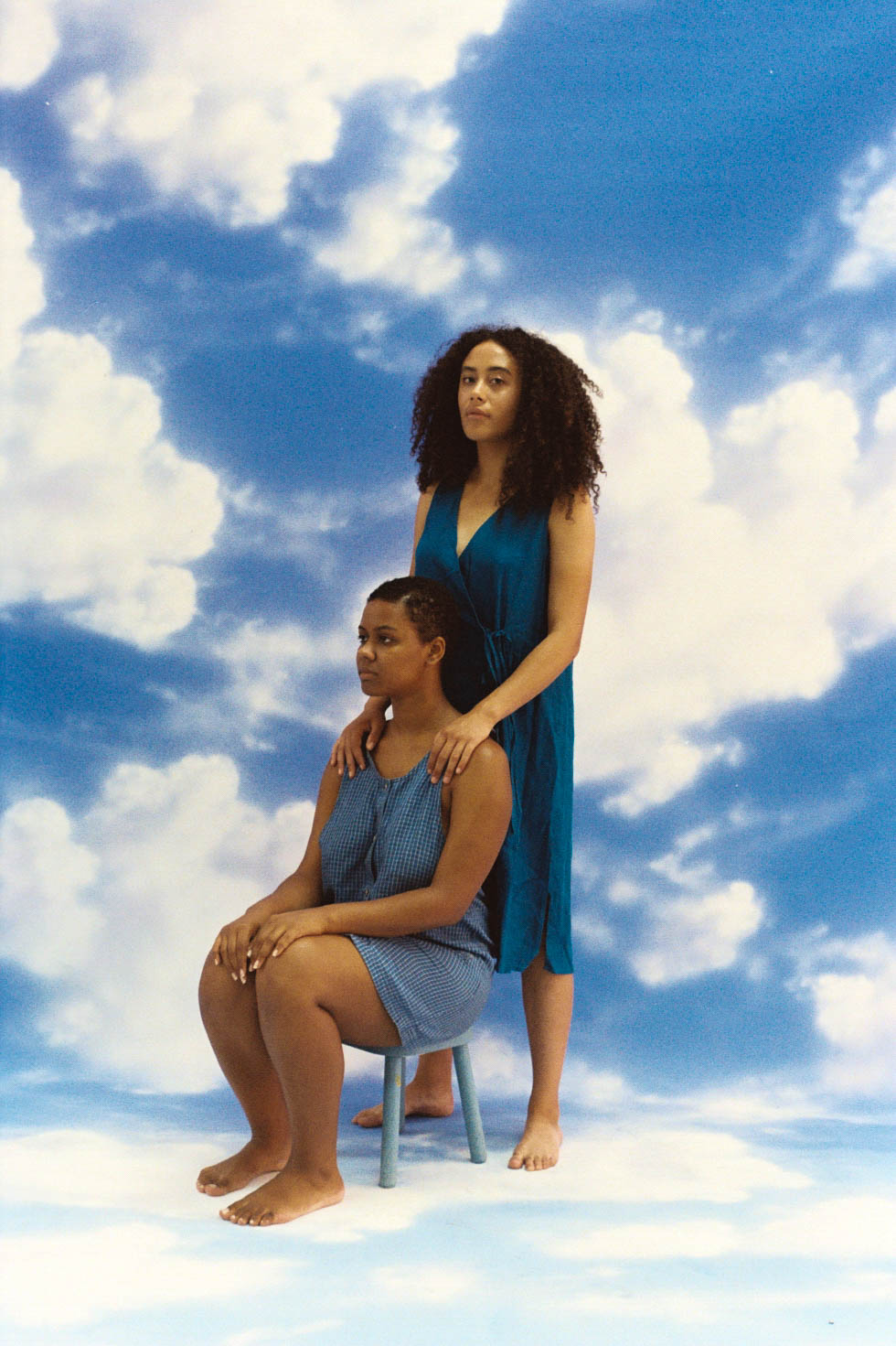 Peyton and Zora at Oliphant Studio 2017