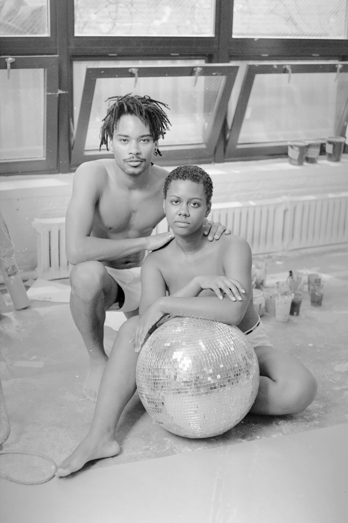 Peyton and Spurge at Oliphant Studio 2017