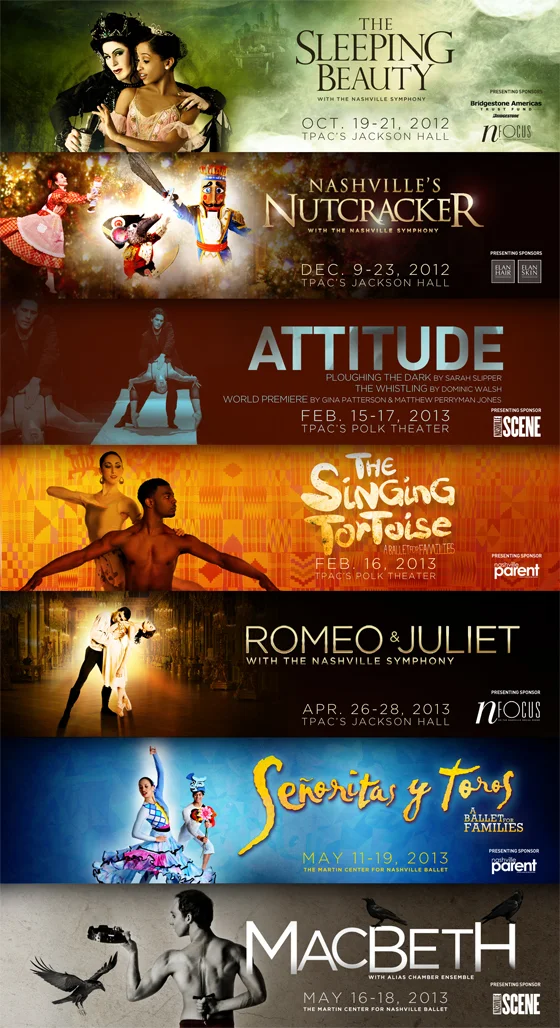 Nashville Ballet 2012-2013 Season One Sheet
