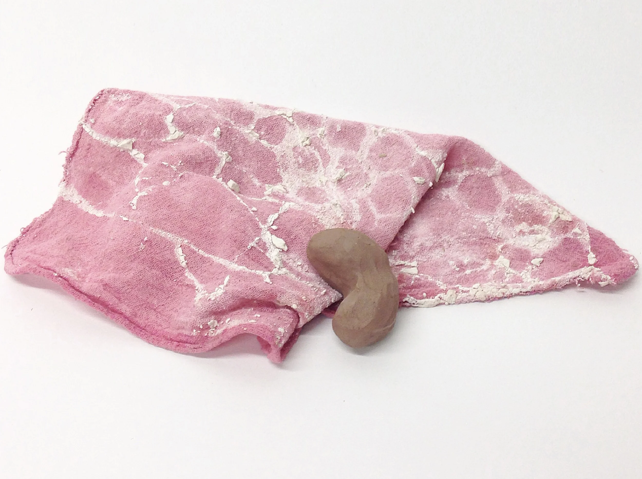 DIGESTIVE HEALING shop cloth, plaster, clay 14" x 7" x 1.5" 2014