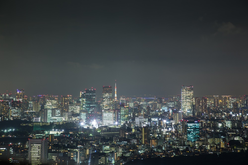 The Tokyo skyline from the Park Hyatt Tokyo
