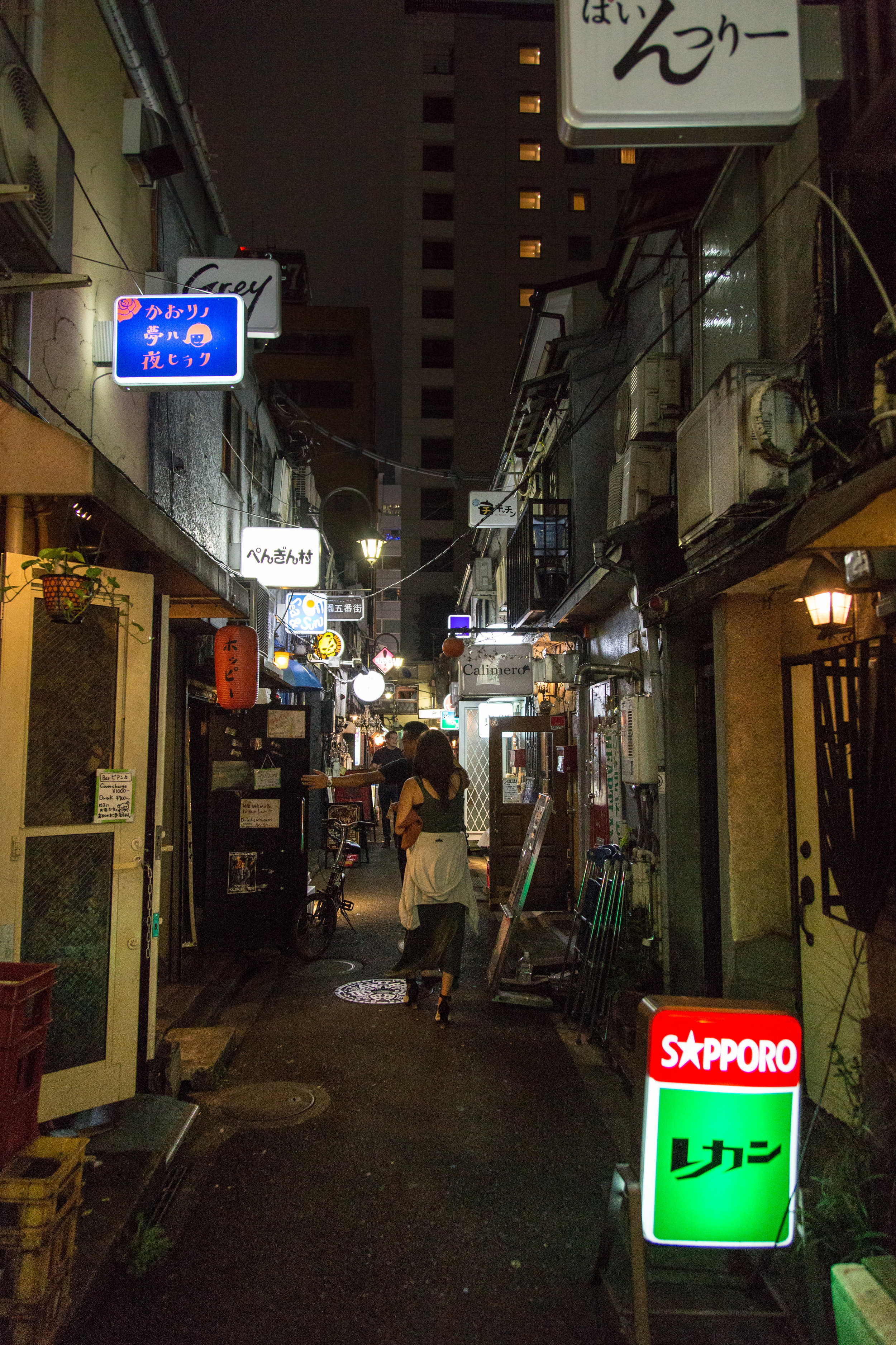 Endless alleys of microbars in the maze that is Golden Gai