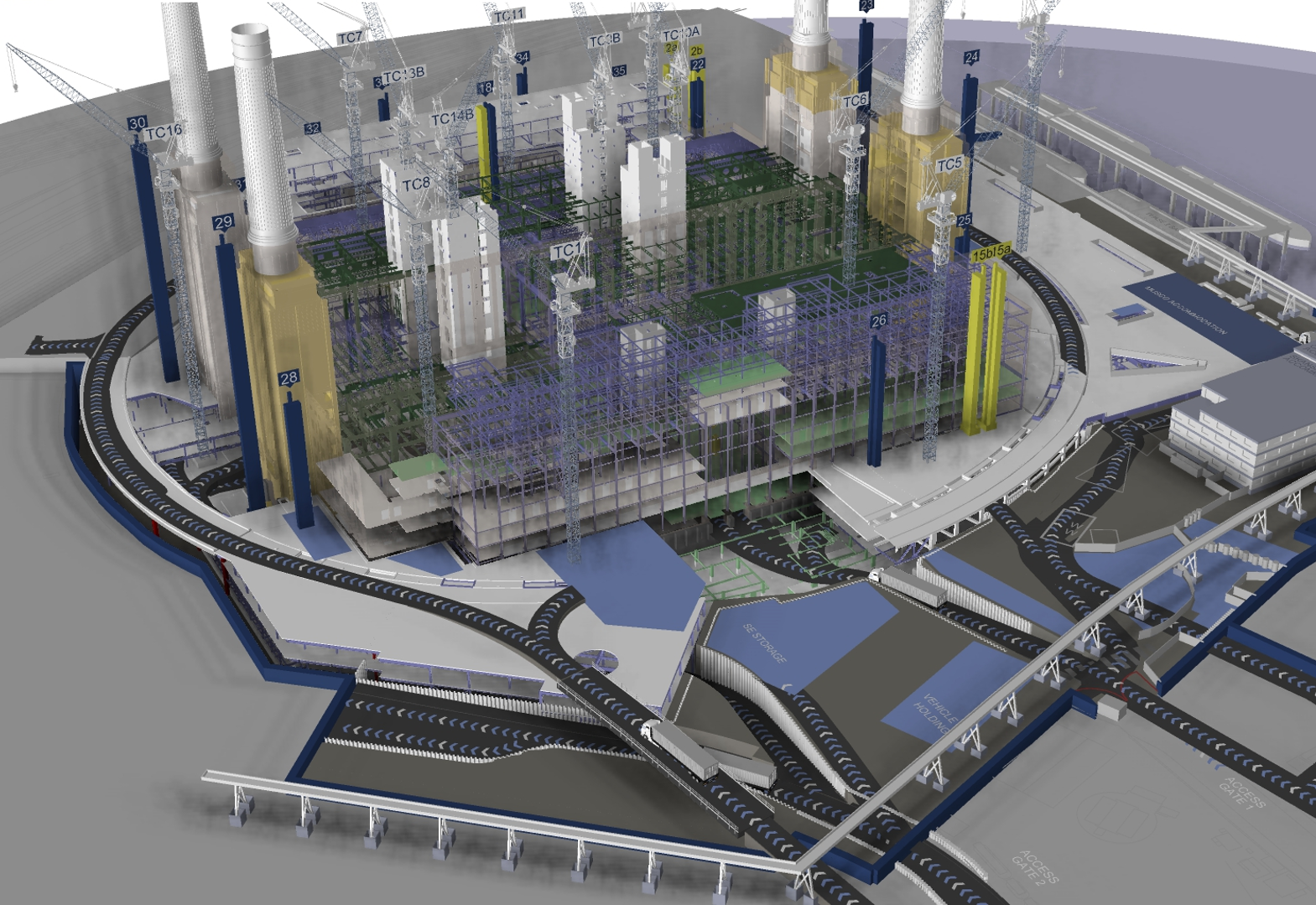 BATTERSEA POWER STATION PHASE 2 FOR SKANSKA 