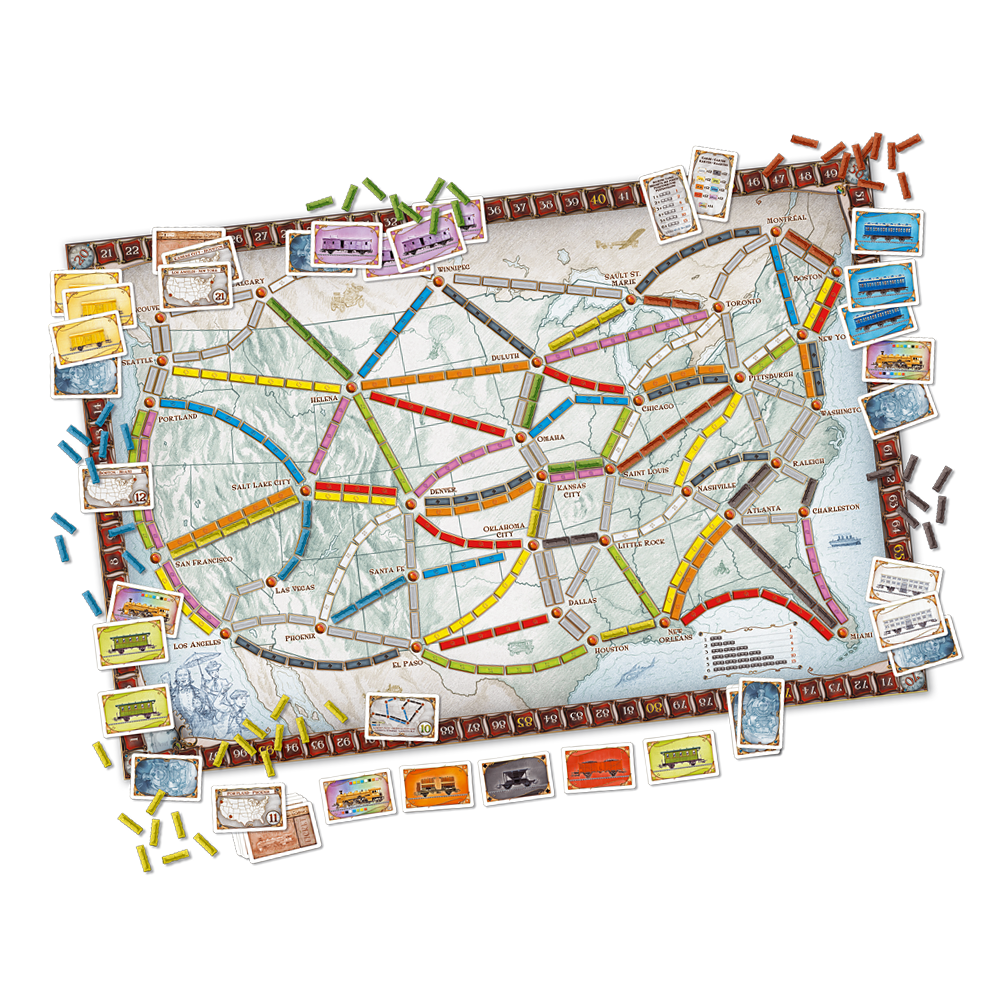 Ticket to Ride USA classic family board game