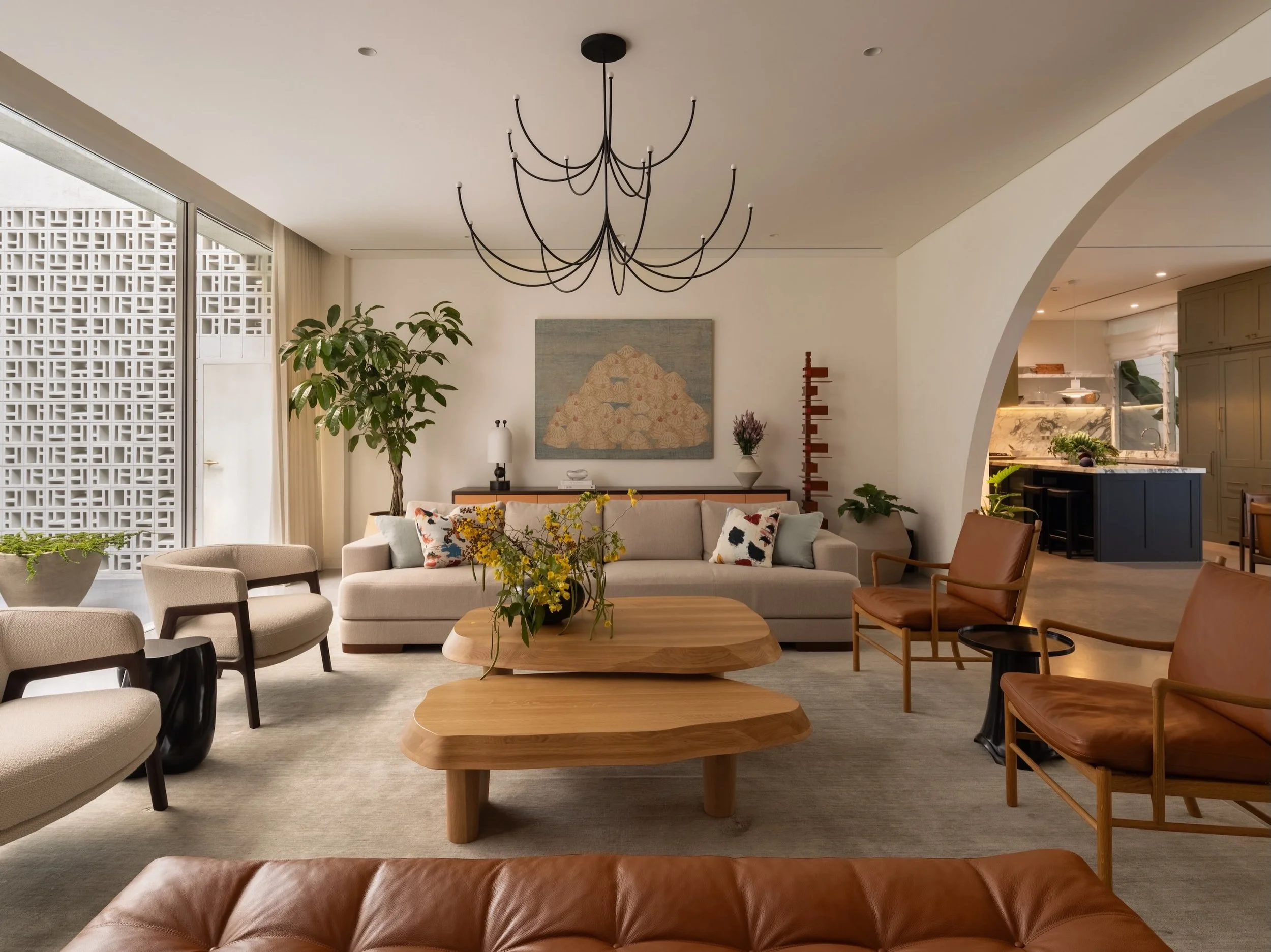 Jakarta Courtyard House

The living room is separated from the dining area by an arched wall and looks out onto a secondary back courtyard.

Photography: @kungphotograph 
Landscape: @thishumidhouse 
Lighting: @switch_lighting_design 

#takenouchiwebb