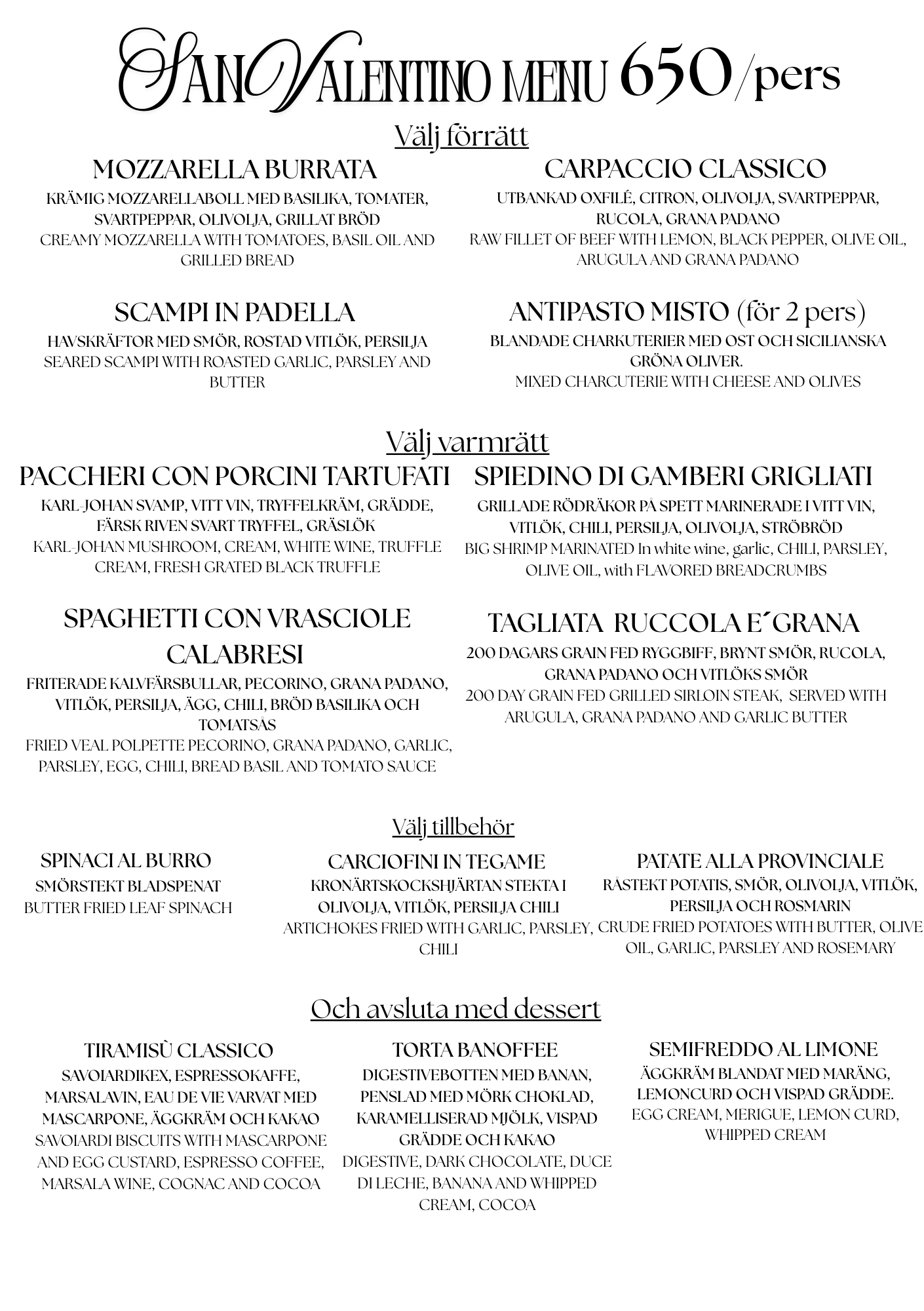 Alla hjärtas meny 2026