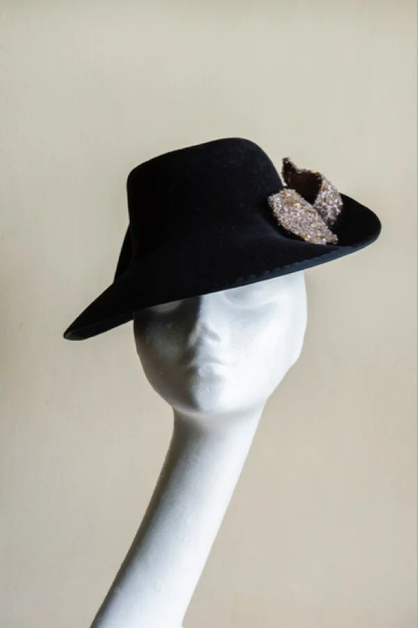 Black peachbloom felt percher hat.jpg
