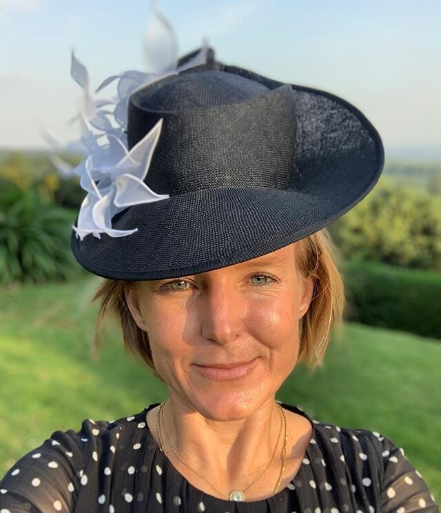 Day 5 of #royalascot it has been so much fun dressing up for a good cause #styledwiththanks These have all been my newest hats and I have found a dress to wear with each of them. I often tell my clients that if they find a hat that they love and that