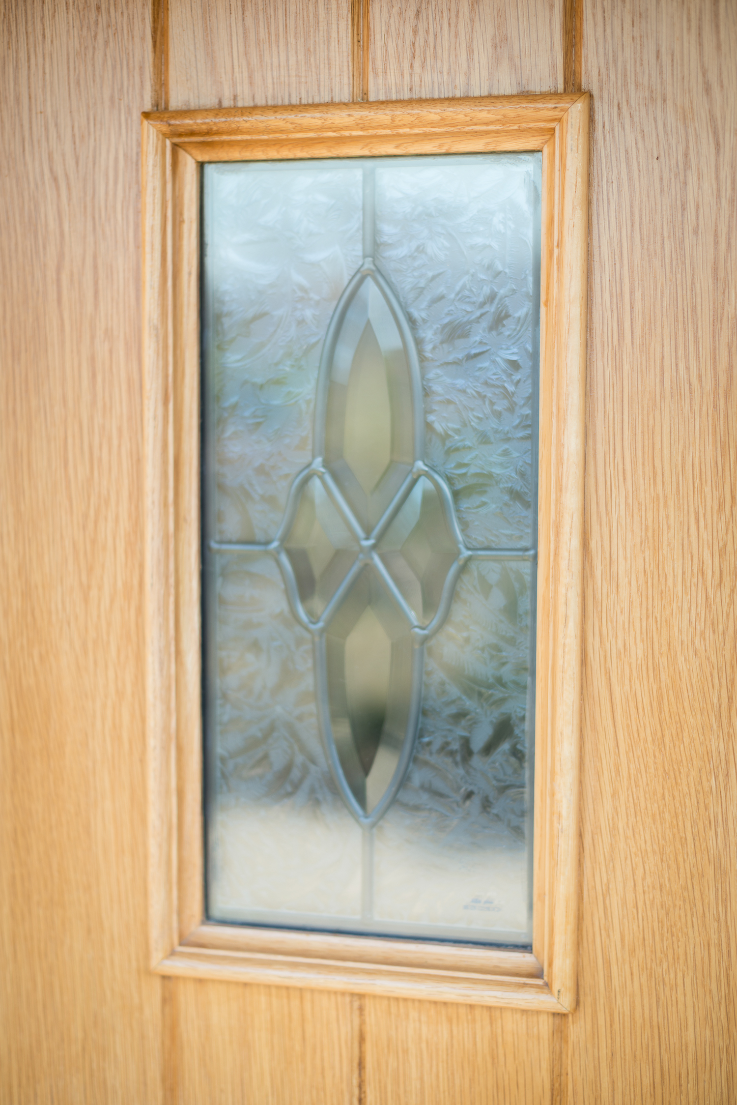 Stained Glass Insert to Front Door