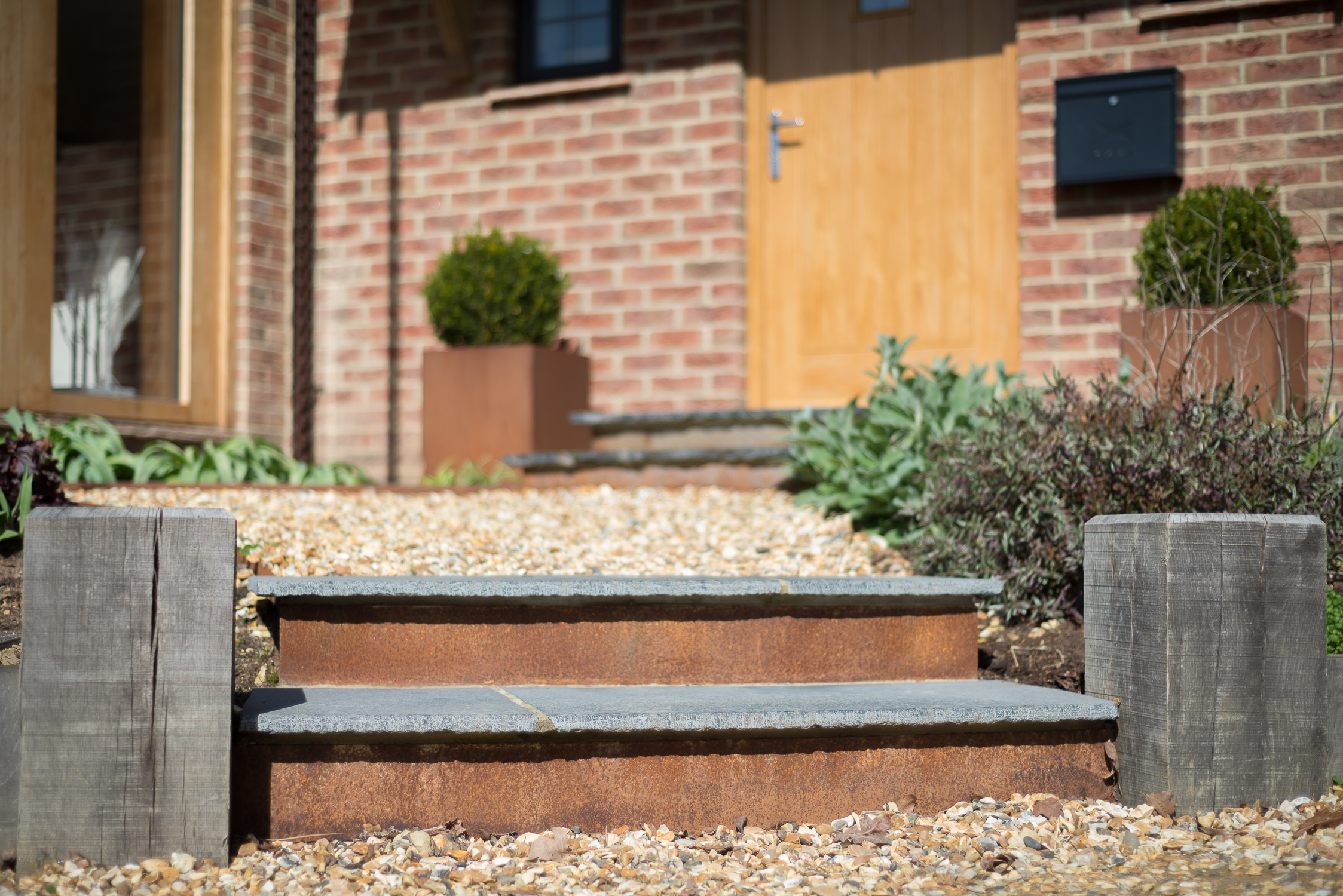 Landscaped Path Leading to Front Door