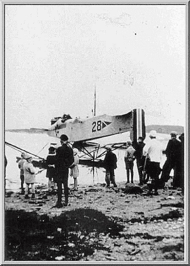 Sjøfly i Uskedalen i 1931.