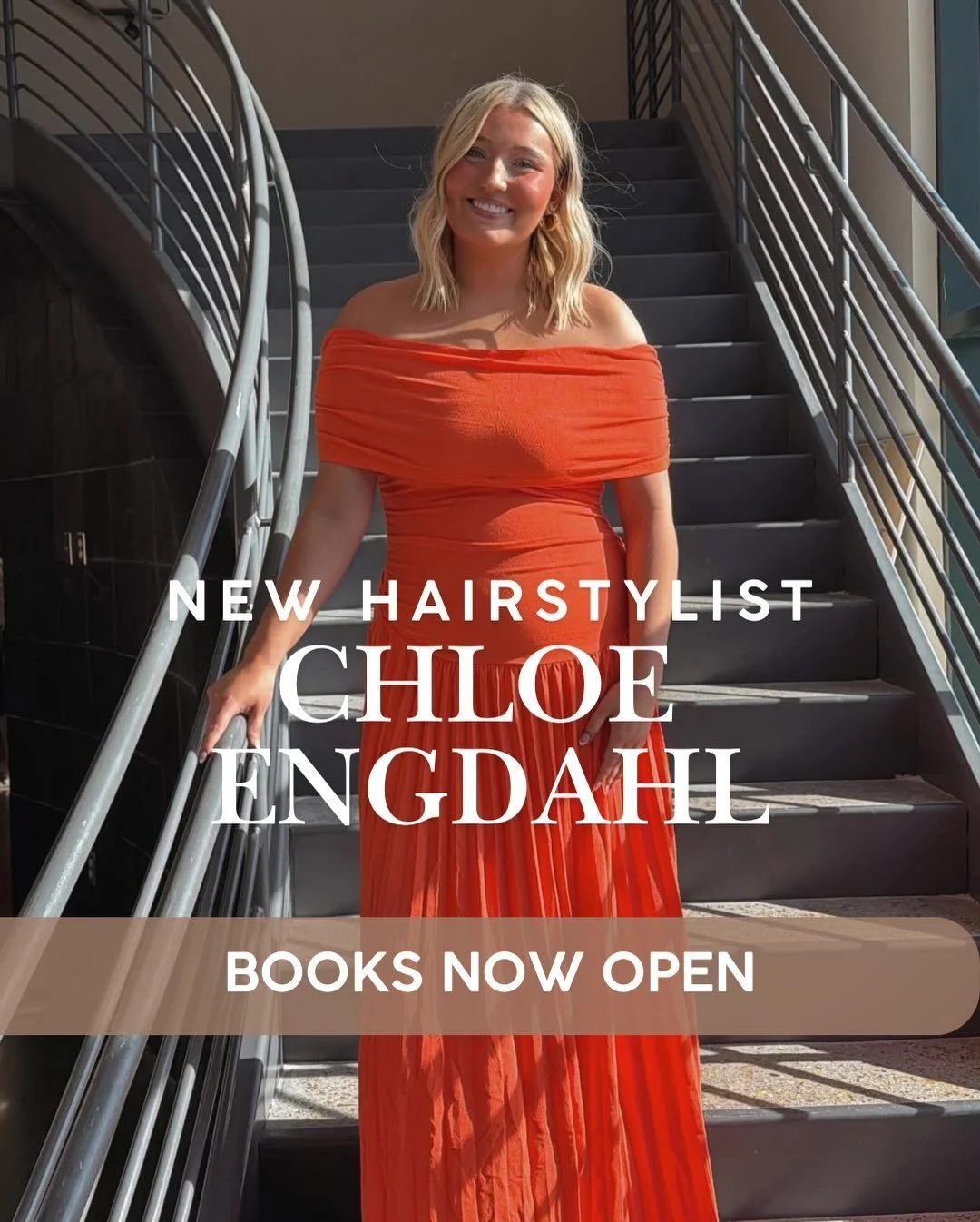 NEW STYLIST ALERT ‼️

We are SO excited to officially welcome Chloe to the Avant Salon and Day Spa team! 🤍✂️

She&rsquo;s kicking things off with some ✨welcome specials✨ and we would love your help filling her books! Show her some love and snag an a