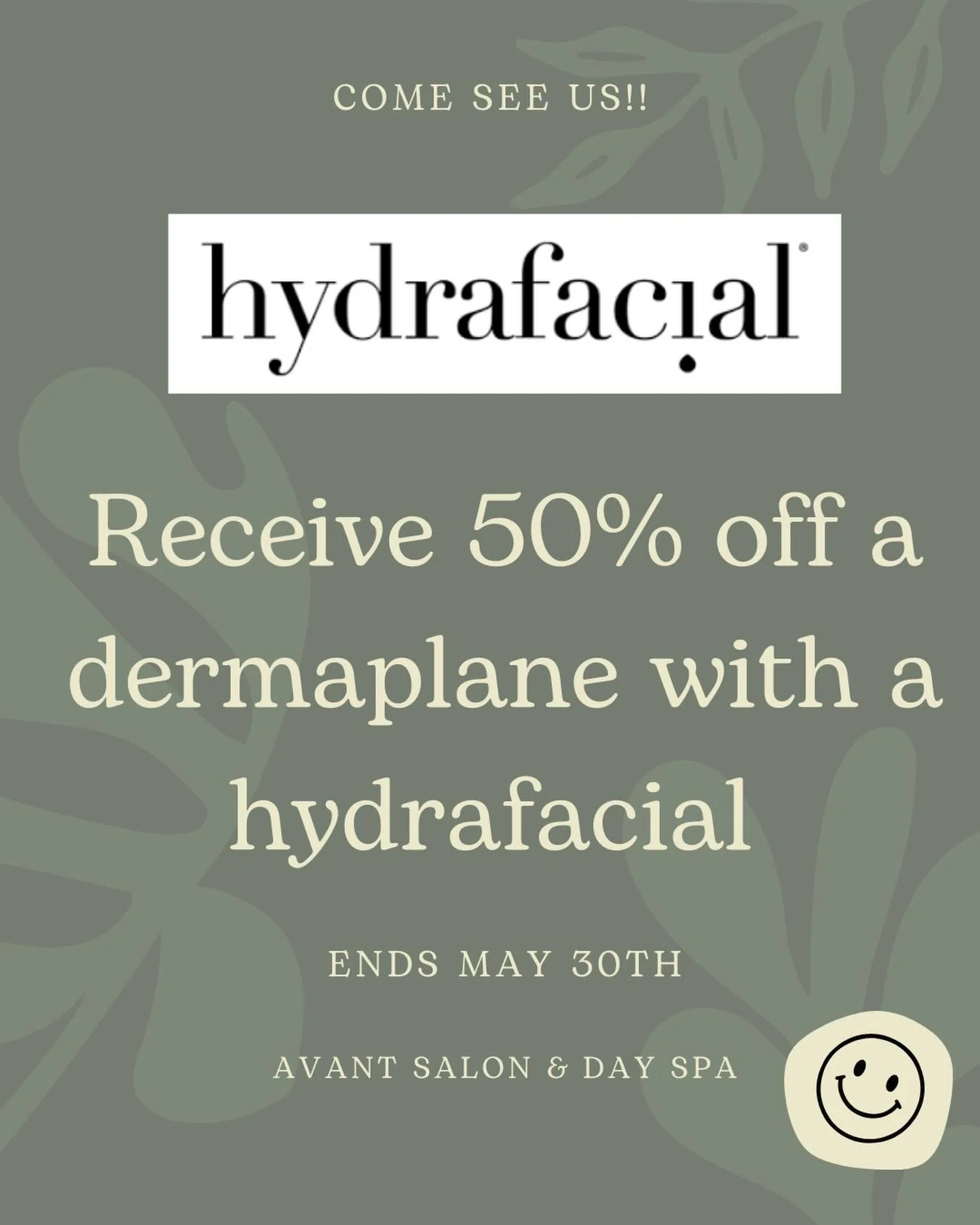 Now is the perfect time to book your Hydrafacial + Dermaplane ✨ Just in time for spring/summer&mdash;say goodbye to all that winter buildup and reveal fresh, glowing skin. Step into the new month feeling confident and radiant. This is a deal you don&