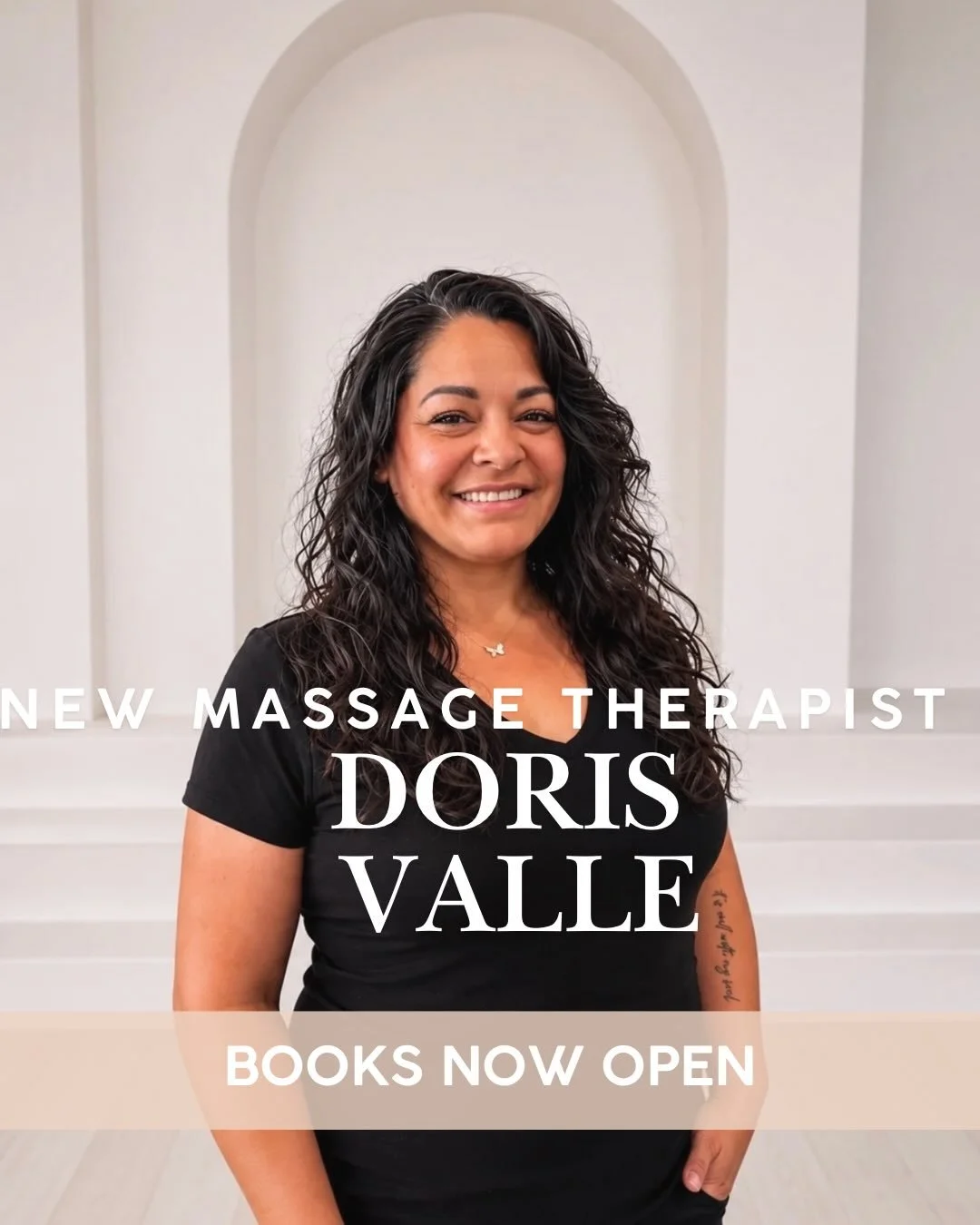 Please help us welcome Doris Valle to the Avant team as our new massage therapist! ✨💆&zwj;♀️

Doris is now accepting appointments and running some amazing welcome specials to help fill her books!

&bull; 15% OFF 60-minute massages
&bull; 20% OFF 90-