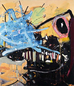 Tactile Hallucination Acrylic and Marker 70 (vertical) x 60 (horizontal) inches 2010