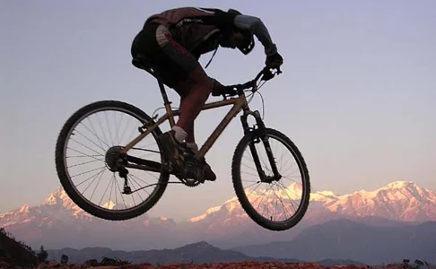 Mountain biking in Nepal
