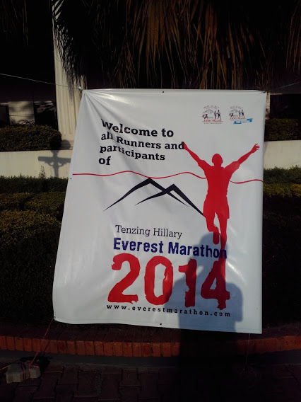 A warm welcome to all participants of the Everest Marathon 2014
