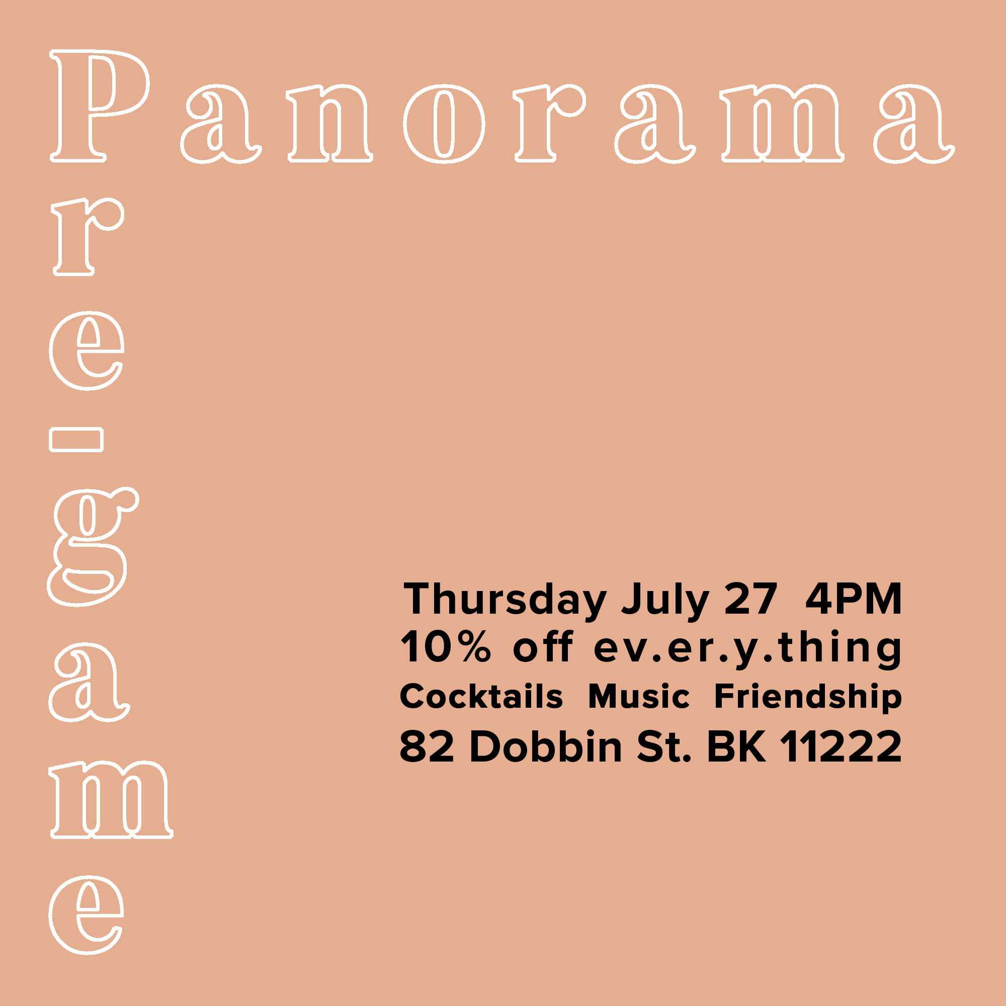 Join us at #TheBreakIRL for our Panorama Pre-Game. Whether you're going to dance the night away at Solange or groove to Tame Impala, we got your back covered for all things music festival fashion. Find your outfit, enjoy some rosé, and get 10% off on everything.