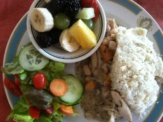 Tuscan Chicken Shepherd's Pie