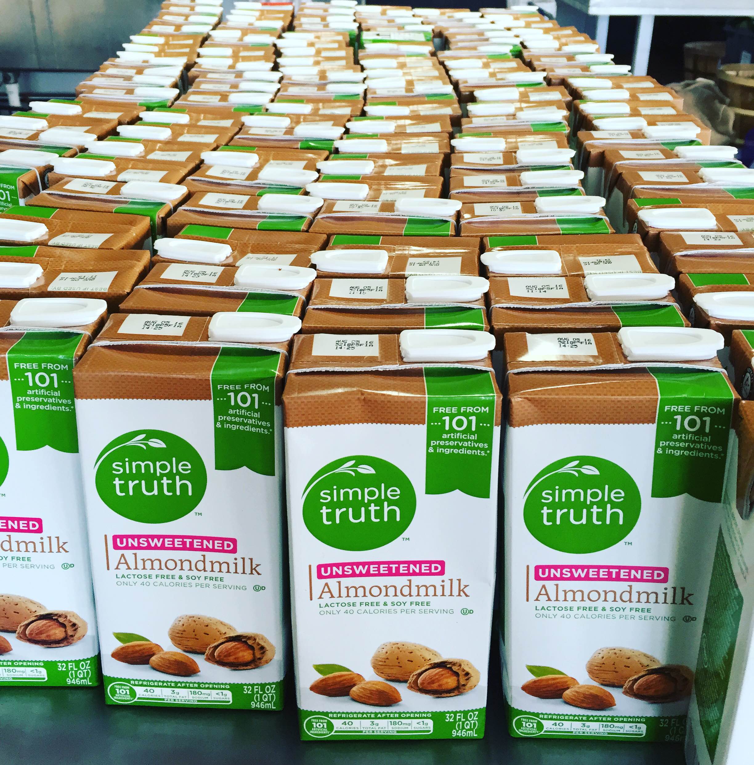 Almond milk that could have headed for the dumpster after a food conference at Music City Center. But thankfully, a volunteer brought it to TNFP instead for including in bread puddings and other uses. 