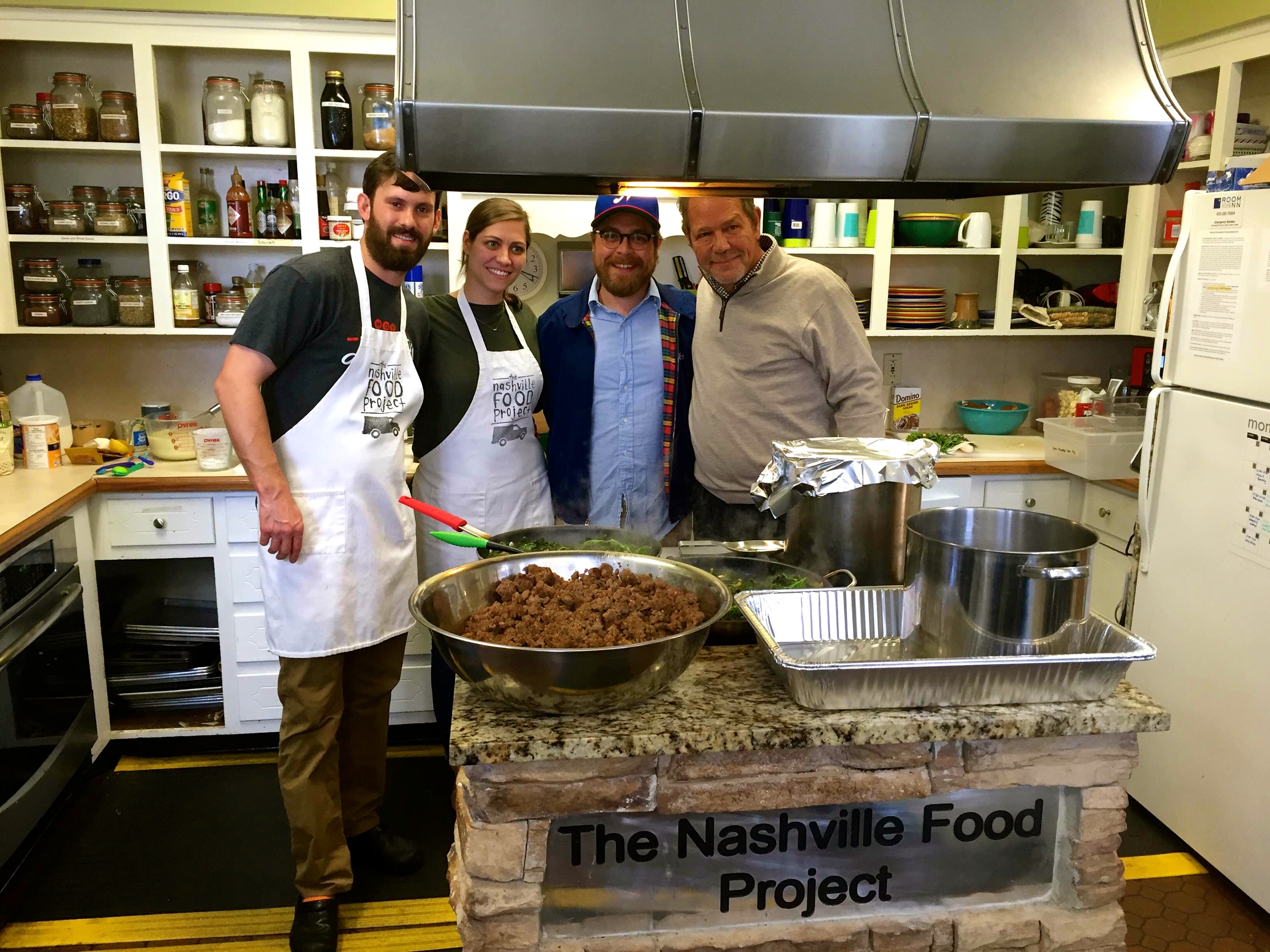 From left: John Lasater, Brittany Bishop Lasater, Nick Bishop Jr., and Nick Bishop Sr.