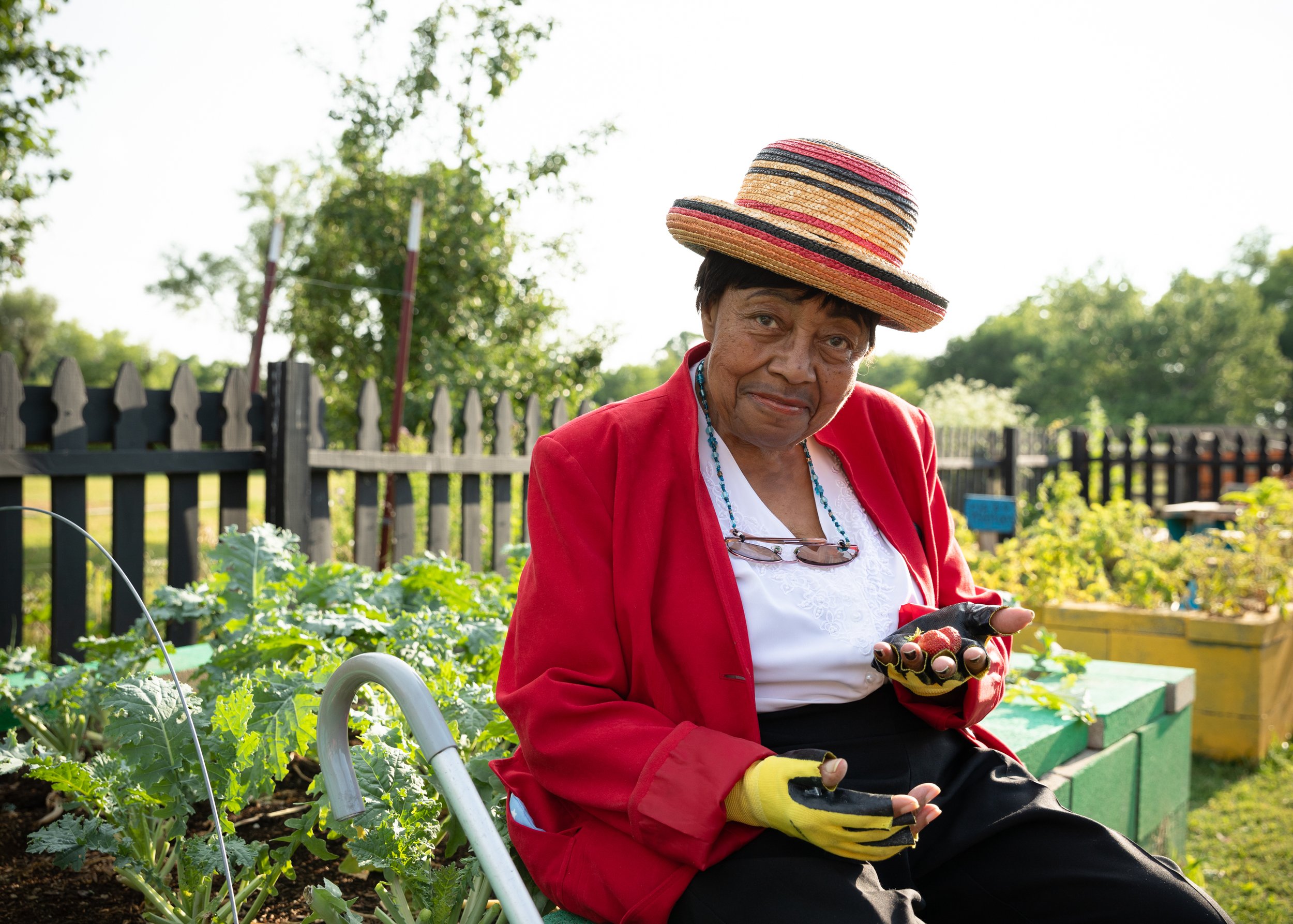 Mary, McGruder Community Garden