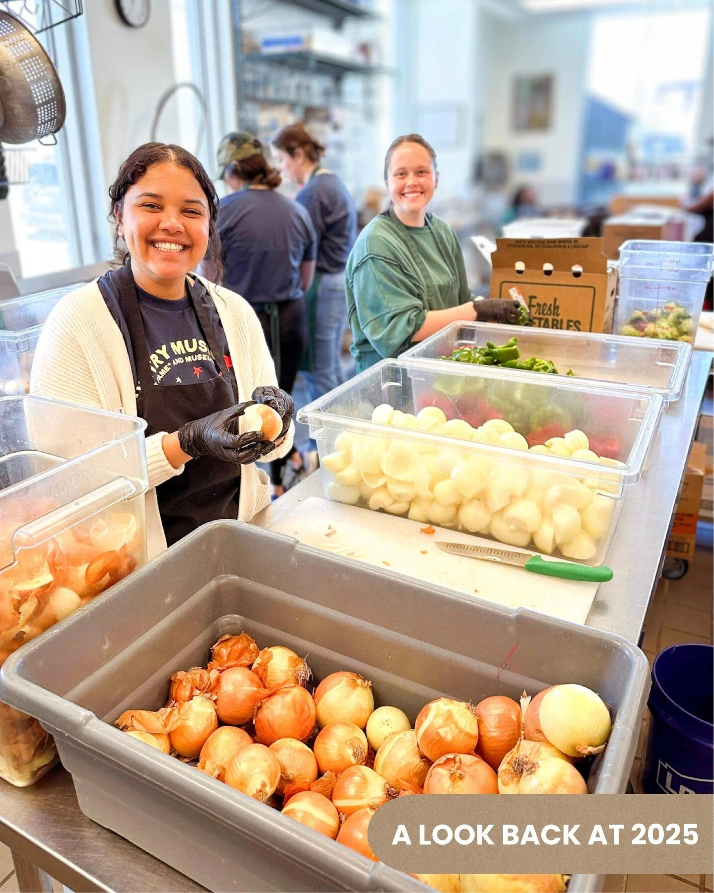 As we continue our look back at 2025, we remember how March invited us to reflect on the moment when new seeds went into the ground and new connections began to grow in our kitchens.

In our kitchens, that hope was carried by volunteers who showed up