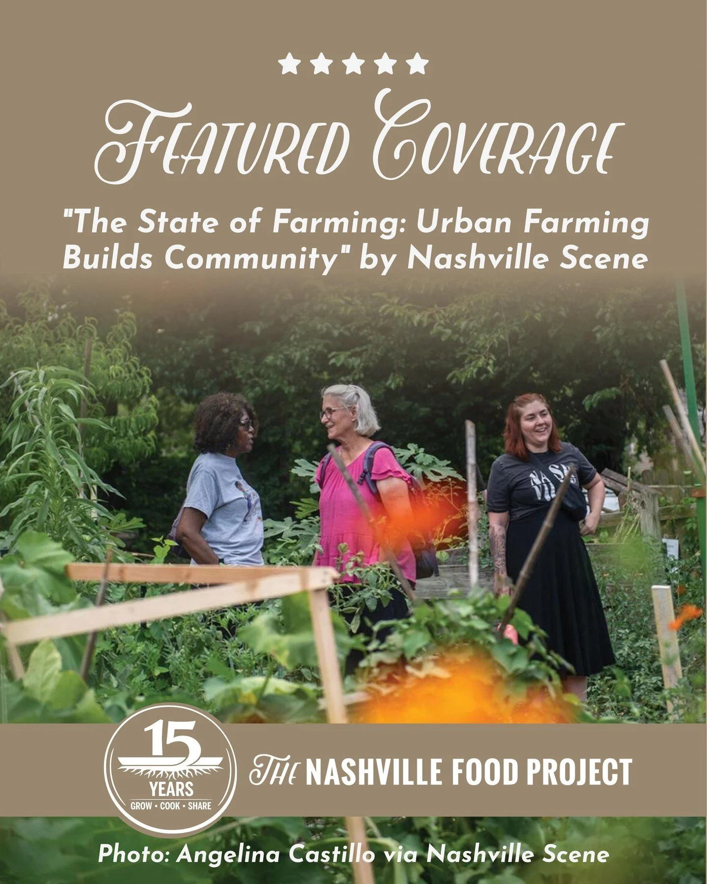 We've been featured in this week's Nashville Scene (@nashvillescene) cover package on the state of farming in Middle Tennessee. In her piece, Julianne Akers (@by.julianneakers) shares the story of our Community Agriculture Network and the neighbors, 